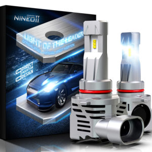NINEO Fanless 9005 9006 LED Headlight Bulbs Combo Kit Wireless High Low Beam CREE Chips 10000LM 6500K Cool White 